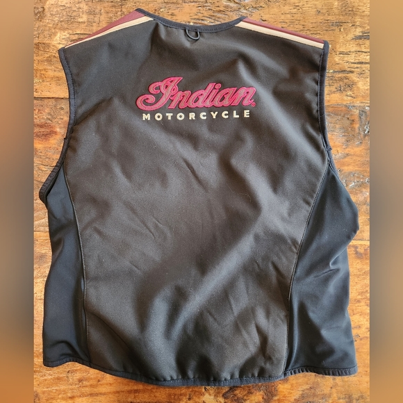 Indian Leather Cafe style jacket - size M - Picture 8 of 14